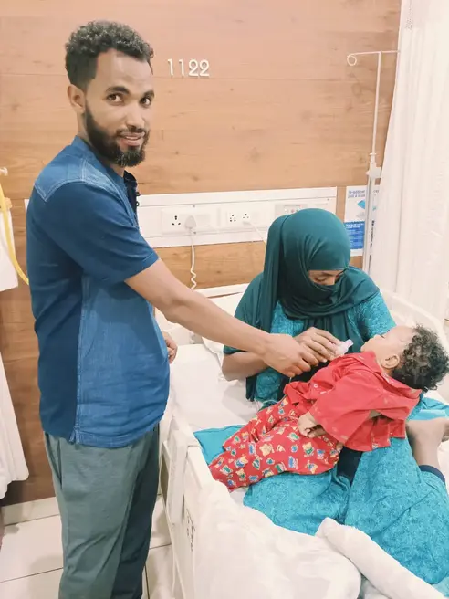 Testimonial with baby