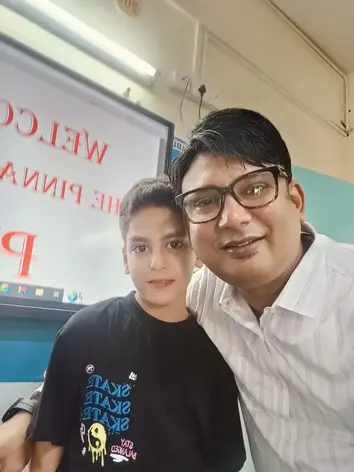 testimonial with boy